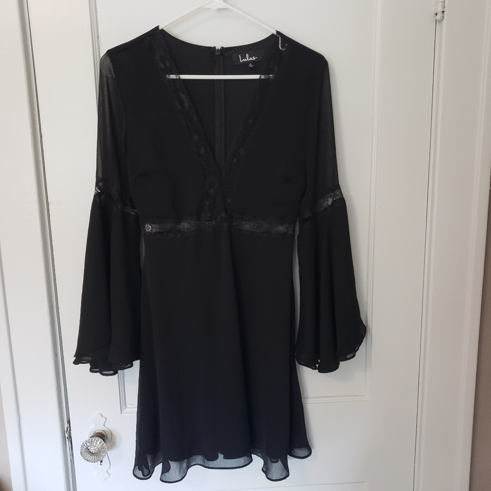 LuLu's black lace dress